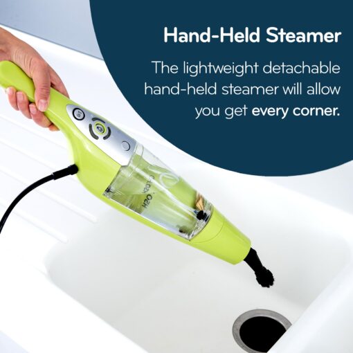 H2O HD DUALBLAST Steam Mop and Handheld Steam Cleaner For Floor Cleaning, Hardwood Floors, Grout Cleaner, Upholstery Cleaner, Tiles and Carpets - Image 5