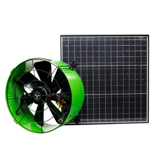 QuietCool AFG SLR-40 Solar Attic Fan for Gable Vents - 40 Watt Adjustable Panel - Included AC/DC Inverter for 24/7 Runtime - Thermostat Controlled - Image 8