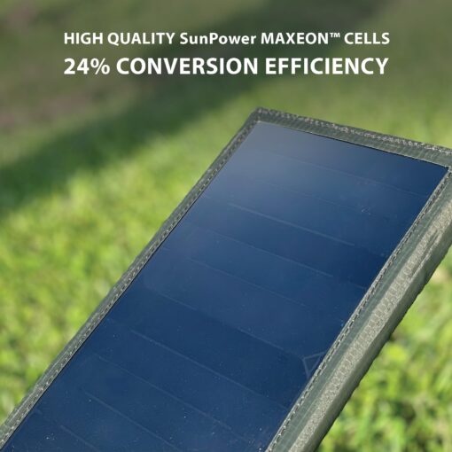 ELECOM NESTOUT 15000mAh Outdoor Power Bank + 4-Panel Solar Panel Charger + Flash-1 LED Flash Light Panel 1000 Lumen - Beige - Image 7