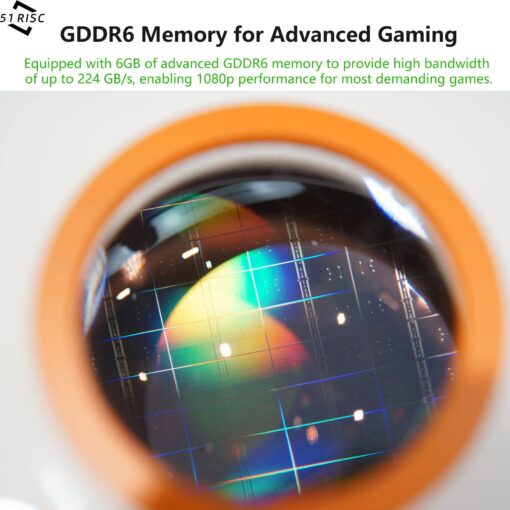 51RISC GeForce GTX 1660 Super Graphics Card, 6GB GDDR6 Gaming PC GPU 192bit Video Card PCIe 3.0 x16 DP HDMI DVI Display 1660S Game Cards - Image 6
