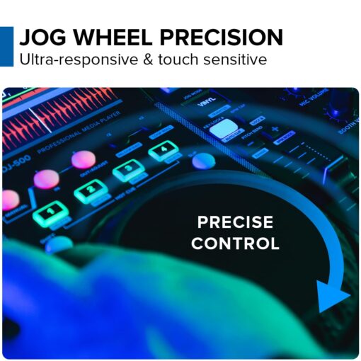 Gemini Sound MDJ-500 - Professional DJ Media Player, Compact Design with Full-Featured Performance, Compatible with Virtual DJ, Perfect for Beginners - Image 6