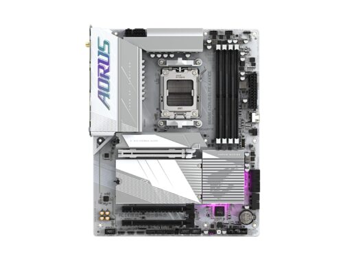 GIGABYTE B650E AORUS Elite X AX ICE AM5 LGA 1718 AMD B650 ATX Motherboard with 5-Year Warranty, DDR5, 3X M.2, PCIe 5.0, USB 3.2 Gen2X2 Type-C, WiFi 6E, 2.5GbE LAN, Q-Flash Plus, EZ-Latch Plus - Image 7