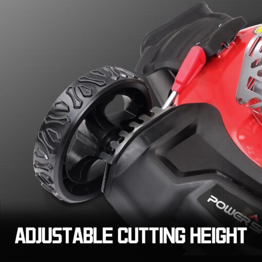 PowerSmart Gas Lawn Mower 21-Inch with 140cc Briggs and Stratton E550 Engine, High Wheels, 3-in-1 with Bagging - Image 4