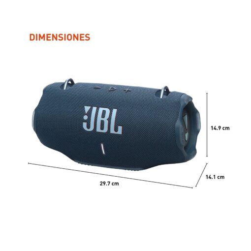 JBL Xtreme 4 - Portable Bluetooth Speaker, Powerful Sound and Deep Bass, IP67 Waterproof, 24 Hours of Playtime, Powerbank, PartyBoost for Multi-Speaker Pairing (Blue) - Image 8