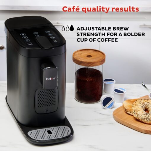 Instant Pot Pod, 3-in-1 Espresso, K-Cup Pod and Ground Coffee Maker, From the Makers of Instant Pot with Reusable Coffee Pod for Ground Coffee, 2 to 12oz. Brew Sizes, 68oz Reservoir - Image 8