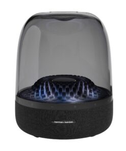 Harman Kardon Aura Studio 4 - Bluetooth Home Speaker - Superior Sound Performance - 5 Diamond-Effect Lighting Themes - Made with Recycled Materials