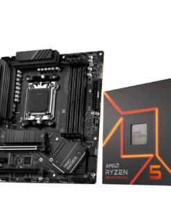 INLAND CPU AMD Ryzen 5 7600X CPU Processor with MSI PRO B650M-A WiFi ProSeries Motherboard (AM5, mATX, DDR5, M.2, USB 3.2 Gen 2, Wi-Fi 6E), Sold by Micro Center
