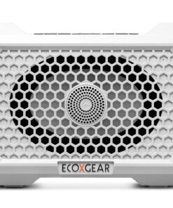 ECOXGEAR Defender: Outdoor Portable Bluetooth Speaker, 121dB Massive Sound, Waterproof and Drop Proof, with LED Party Lights, Pair up to 100, 25+ Hours Playtime (Whitewater)