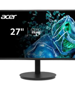 acer Vero 27” FHD 1920 x 1080 ZeroFrame Design IPS Home Office Monitor | Adaptive-Sync | Up to 120Hz Refresh | 1ms (VRB) | 1 x Display Port 1.2, 1 x HDMI 1.4 & 1 x VGA | CB272 Gbmiprx