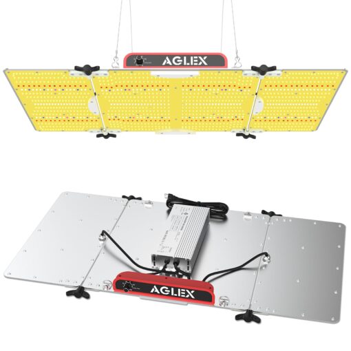 AGLEX K4000 LED Grow Light, 2024 Upgraded Grow Light with Daisy Chain & Dimmable, Full Spectrum Plant Grow Lights for Hydroponic Indoor Plants Seeding Veg Flower Growing Lamps 5X6 FT Grow Tent
