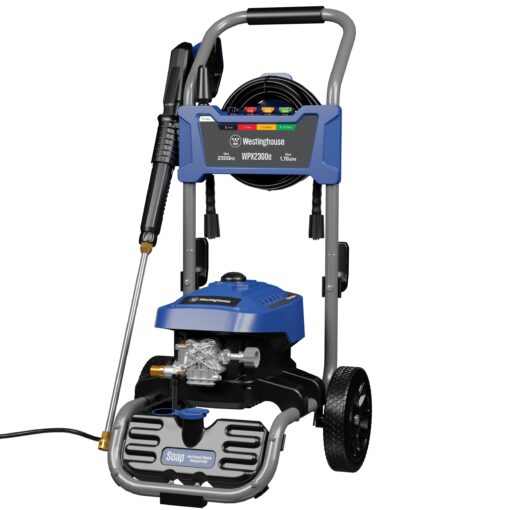Westinghouse WPX2300e Electric Pressure Washer, 2300 Max PSI and 1.76 Max GPM, Induction Motor, Onboard Soap Tank, Spray Gun and Wand, 5 Nozzle Set, for Cars/Fences/Driveways/Homes/Patios/Furniture - Image 4