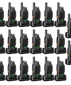 Retevis H777H Two Way Radios Long Range Rechargeable,Compact Walkie Talkies,Intuitive,Channel,Power Display,USB-C Charging,Hands Free,Business radios for Manufacturer,Healthcare,School (20 Pack)