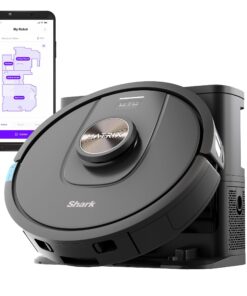 Shark UR2360S Ultra Robot Vacuum, with Matrix Clean, Precision Mapping, 30-Day Capacity HEPA Bagless Self Empty Base, Self-Cleaning Brushroll Perfect for Pet Hair, WiFi, Black (Renewed)