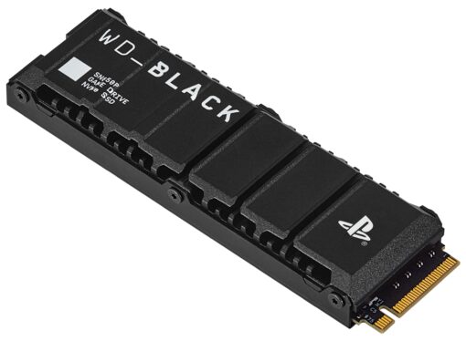 WD_BLACK 4TB SN850P NVMe M.2 SSD Officially Licensed Storage Expansion for PS5 Consoles, up to 7,300MB/s, with heatsink - WDBBYV0040BNC-WRSN,Black