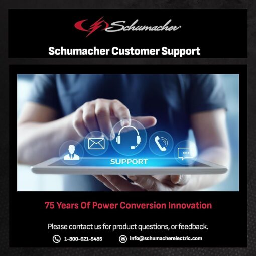 Schumacher Electric DSR ProSeries 12V / 24V Battery Charger - Heavy Duty 200A Manual Battery Charger & Jump Starter - Car, Truck & SUV Compatible - 135-Minute Timer & Amperage Control - DSR140 - Image 2