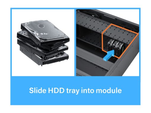 Rosewill 4U Server Chassis Rackmount Case | 11x 3.5 Bays, 3X 5.25 Devices| ATX, CEB Compatible | 2 120mm PWM Fan, 2 80mm PWM Fans | 2X USB 3.0, 1 USB-C 3.1 | Front Panel Lock and Key | - RSV-R4200U - Image 2