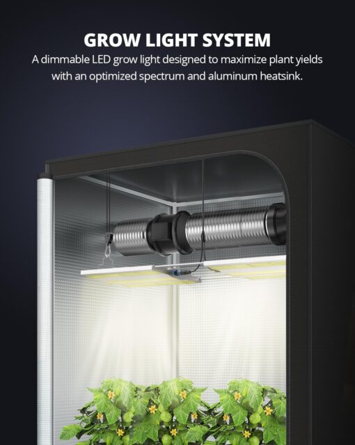 VIPARSPECTRA XS3000 Pro Grow Light, 300W LED Grow Lights for Indoor Plants Full Spectrum with New-Gen Lens, Dimmable Dimming Daisy Chain Plant Lights for Seed Starting Veg Flower 4x2 4x3 Grow Tent - Image 2