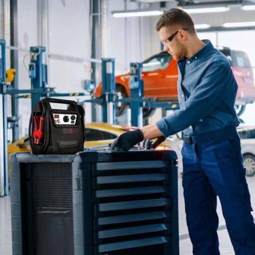 Schumacher Electric DSR159 - ProSeries Jump Starter - 12V 4000 Peak Amps Portable Car Jump Starter & Maintainer - Jumper Cables with Battery Pack - 700 Cranking Amps - Image 5