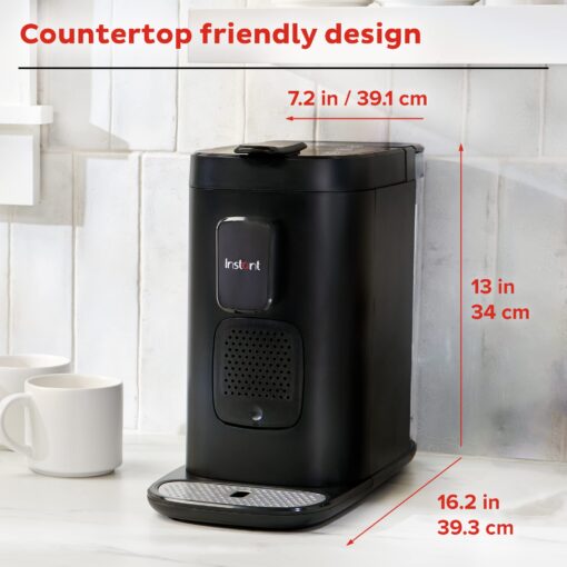 Instant Pot Pod, 3-in-1 Espresso, K-Cup Pod and Ground Coffee Maker, From the Makers of Instant Pot with Reusable Coffee Pod for Ground Coffee, 2 to 12oz. Brew Sizes, 68oz Reservoir - Image 4