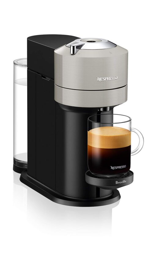 Nespresso Vertuo Next Coffee and Espresso Maker by Breville, with Aeroccino Milk Frother, Light Grey - Image 7