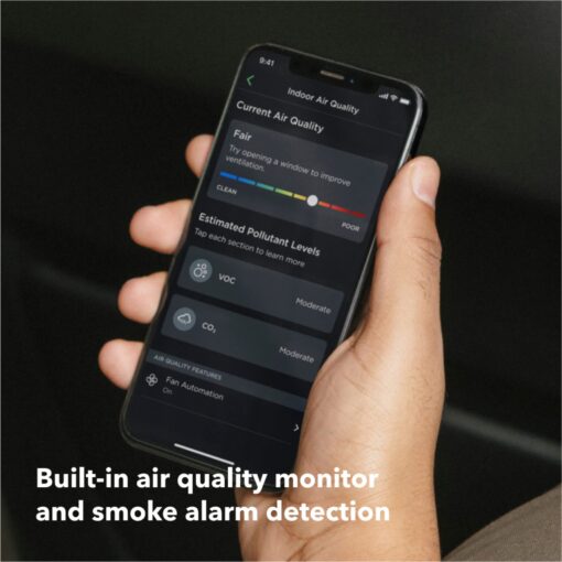 ecobee Smart Thermostat Premium with Smart Sensor and Air Quality Monitor - Programmable Wifi Thermostat - Works with Siri, Alexa, Google Assistant - Image 14