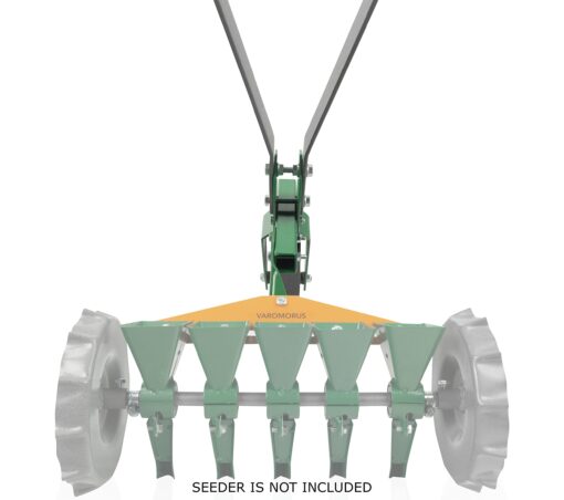 Varomorus High Wheel Cultivator, Self Cleaning Steel Single Wheel Hoe, Modular Plow Garden Tool for Gardening - Image 2