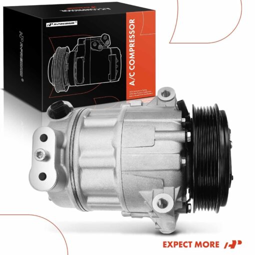 A-Premium Air Conditioner AC Compressor with Clutch Compatible with Maserati Ghibli 3.0L 2014-2019 - Image 2