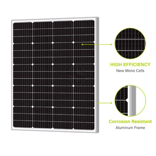 Newpowa 9BB 120W Solar Panel - High-Efficiency Monocrystalline PV Module for 24V Off Grid System, RV, Boat, Camper, Trailer, Gate Opener - Image 7