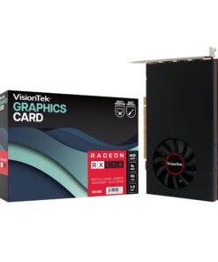 VisionTek Radeon RX 550 4GB GDDR5 4K Monitor Graphics Card, 4X HDMI Outputs, Radeon Freesync 2, PCI Express 3.0, DirectX 12, Bus-Powered - 901459