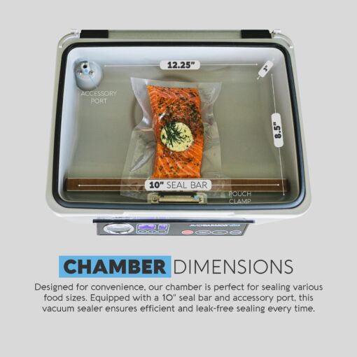 Avid Armor Chamber Vacuum Sealer Machine USV20 Ultra Series for Wet Foods, Meat Vacuum Packing Machine, Compact with 11.5-Inch Vaccum Sealer Bar - Image 6