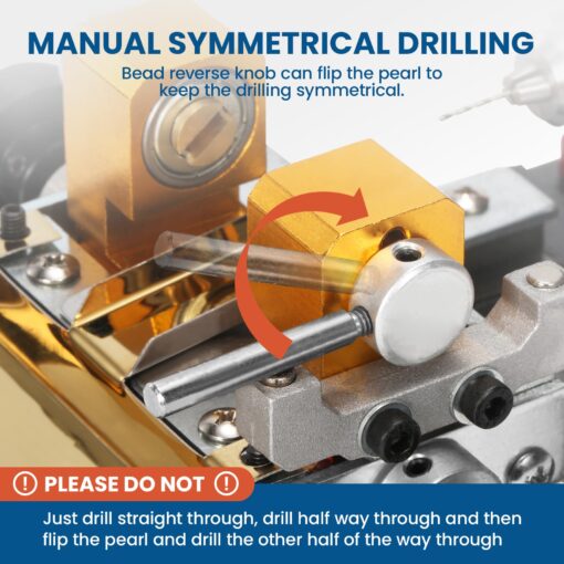 BAOSHISHAN 680W Pearl Drilling Machine Coral Driller Amber Holding Machine Bead Polishing Machine Full Set Speed Adjustable (with 6pcs tungsten steel needles) - Image 4