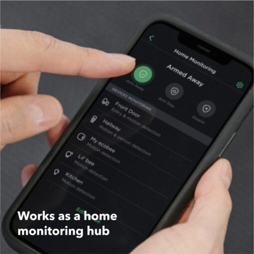 ecobee Smart Thermostat Premium with Smart Sensor and Air Quality Monitor - Programmable Wifi Thermostat - Works with Siri, Alexa, Google Assistant - Image 10