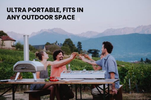 Ooni Karu 12 Multi-Fuel Outdoor Pizza Oven – Portable Wood and Gas Fired Pizza Oven with Pizza Stone, Outdoor Ooni Pizza Oven - Woodfired & Stonebaked Pizza Maker, Countertop Dual Fuel Pizza Oven - Image 8
