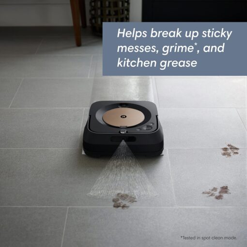 iRobot Braava Jet m6 (6012) Ultimate Robot Mop- Wi-Fi Connected, Precision Jet Spray, Smart Mapping, Works with Alexa, Ideal for Multiple Rooms, Recharges and Resumes, Black - Image 13
