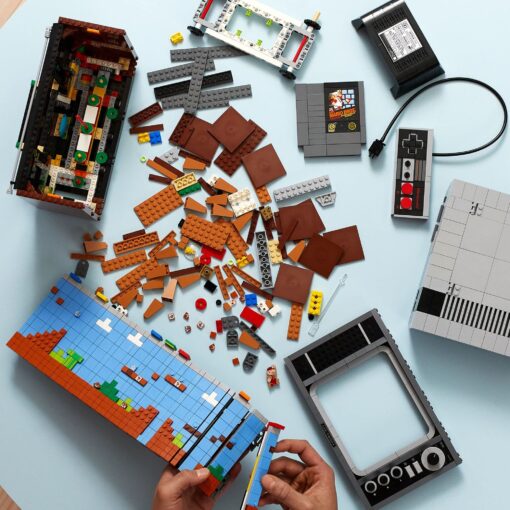 LEGO Super Mario Nintendo Entertainment System 71374 Gameplay Building Set, Model Kits for Adults to Build, DIY Creative Activity, Collectible Gift Idea - Image 6