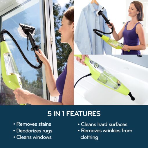 H2O HD DUALBLAST Steam Mop and Handheld Steam Cleaner For Floor Cleaning, Hardwood Floors, Grout Cleaner, Upholstery Cleaner, Tiles and Carpets - Image 6