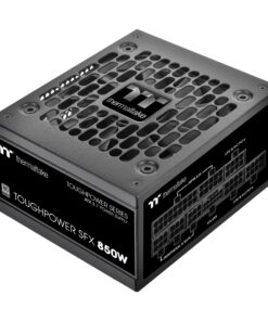 Thermaltake Toughpower SFX 850W 80Plus Platinum ATX 3.1 Standard Power Supply; 450W 12V-2x6 Connector Included; Full Modular; 90mm FDB Fan; PS-STP-0850FNFAPU-1; 7 Year Warranty