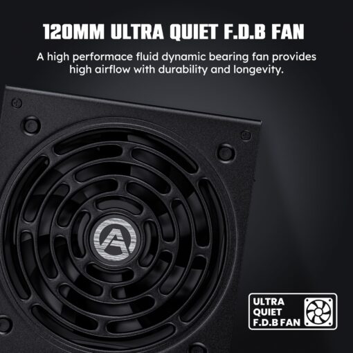 ARESGAME 1300W ATX 3.0 PCIE 5.0 Power Supply, 80 Plus Gold Certified, Fully Modular, 10 Year Warranty - Image 3