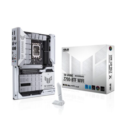 TUF Gaming Z790-BTF WiFi 7 Intel® Z790 (LGA 1700) ATX Motherboard,Hidden-Connector Design, PCIe 5.0, 4xM.2 Slots, 16+1+1 Power Stages, DDR5,2.5Gb Ethernet,USB Type-C, Front USB Type-C, Thunderbolt™ 4