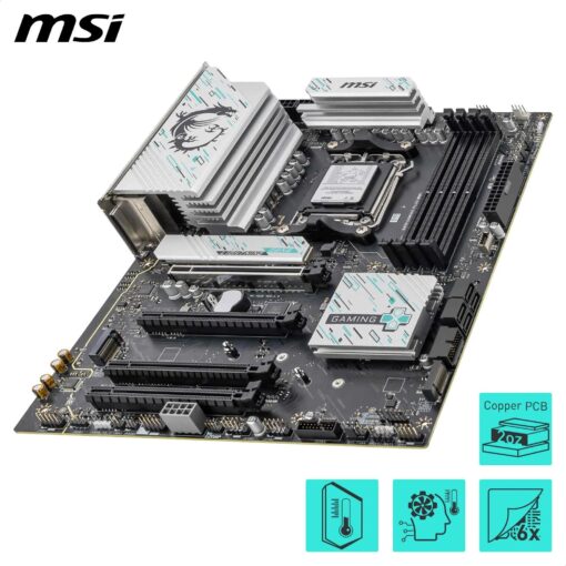 MSI B850 GAMING PLUS WIFI Motherboard, ATX - Supports AMD Ryzen 9000/8000 / 7000 Processors, AM5 - DDR5 Memory Boost 8200+ MT/s (OC), PCIe 5.0 x16 & 4.0 x16, M.2 Gen5, Wi-Fi 7, 5G LAN - Image 5
