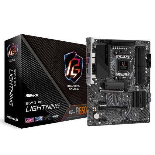 ASRock B650 PG Lightning AMD Ryzen 7000 Series Processors Motherboard