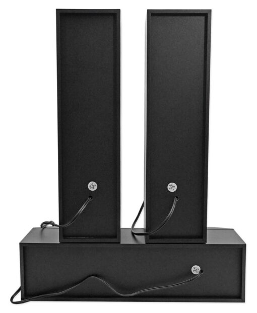Rockville HTS56 1000W 5.1 Channel Home Theater System with 8" Subwoofer, Bluetooth, USB, Includes Remote, LED Light Effects - Perfect for Movies, Music, Karaoke - Image 3