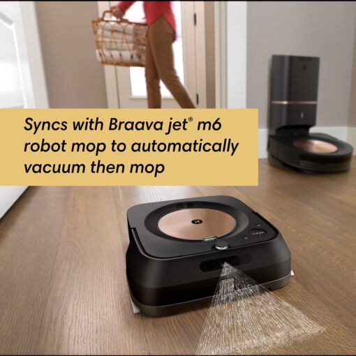 iRobot Braava Jet m6 (6012) Ultimate Robot Mop- Wi-Fi Connected, Precision Jet Spray, Smart Mapping, Works with Alexa, Ideal for Multiple Rooms, Recharges and Resumes, Black - Image 7