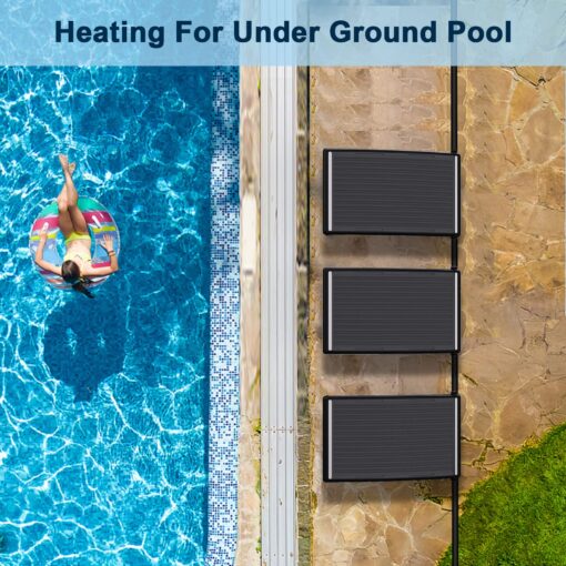 YOWPSY Curve Solar Pool Heater, Made for Above-Ground and Inground Pools, Includes 2 Adapters, 2 Hoses & Clamps - Image 2