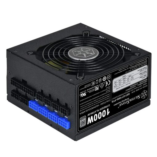 SilverStone Technology 1000 Watt Fully Modular 80 Plus Platinum Power Supply in Ultra Compact 140mm in Depth ST1000-PTS - Image 7