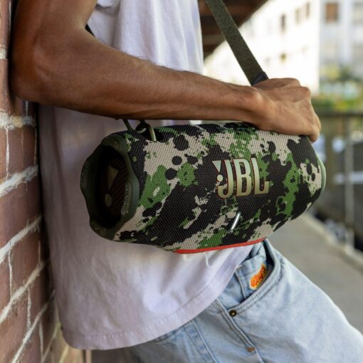 JBL Xtreme 4 - Portable Bluetooth Speaker, Powerful Sound and Deep Bass, IP67 Waterproof, 24 Hours of Playtime, Powerbank, PartyBoost for Multi-Speaker Pairing (Camo) - Image 9