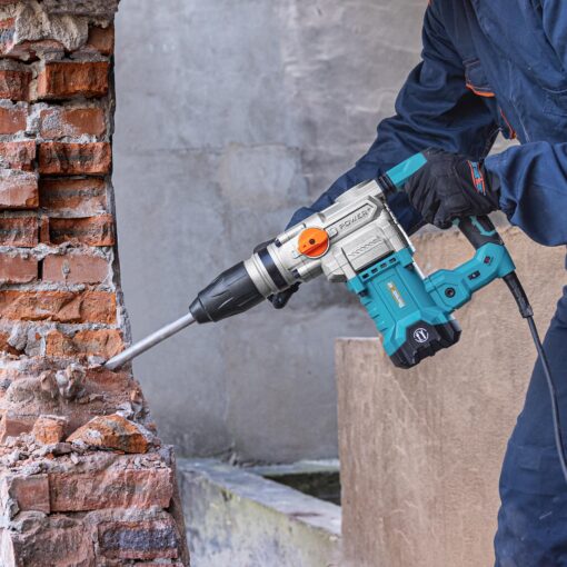 Berserker 1-9/16" SDS-Max Heavy Duty Rotary Hammer Drill with Vibration Control,Safety Clutch,13 Amp 3 Functions Demolition Rotomartillo for Concrete-Including 4 Drill Bits,2 Chisels,Carrying Case - Image 2