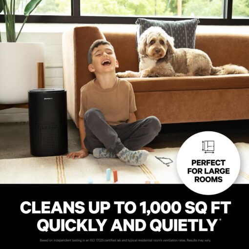 PuroAir 240 HEPA Air Purifiers for Home Large Rooms - Covers Up To 1,000 Sq Ft - Filters Up To 99.9% of Pollutants, Smoke, Pollen, Dust - Quiet HEPA Air Filter - Air Purifiers for Bedroom (2 Pack) - Image 7