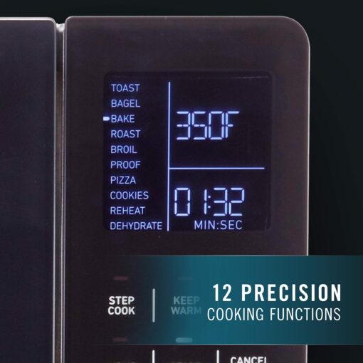 Calphalon Performance Cool Touch Toaster Oven with Turbo Convection, Large (2106488), Black/Silver - Image 4