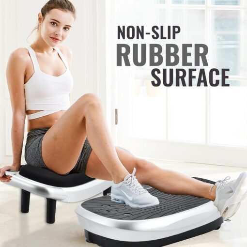 EILISON FITABS 3D Vibration Plate Exercise Machine - Ocsillation, Pulsation + 3D Motion Vibration Platform | Whole Body Viberation Machine for Lymphatic Drainage, Weight Loss, Recovery (Fitabs Silver) - Image 3
